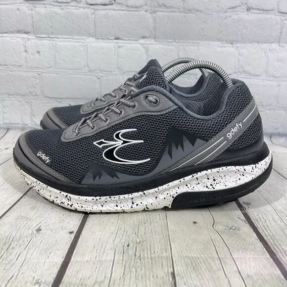 Gdefy Sneaker Men Size 11 Gray Black Gravity Defyer Mighty Walk Athletic Shoes