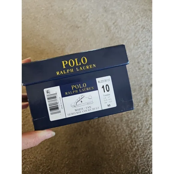 Girl's Shoes Polo Ralph Lauren Kids Heritage Court III (Little Kid) Size 10C NEW
