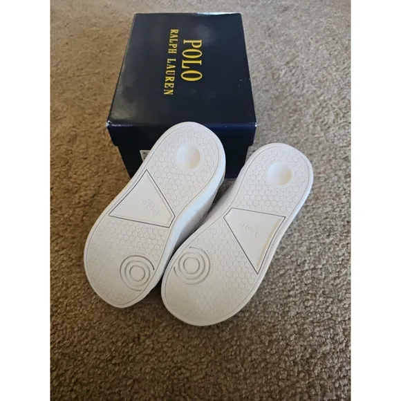 Girl's Shoes Polo Ralph Lauren Kids Heritage Court III (Little Kid) Size 10C NEW