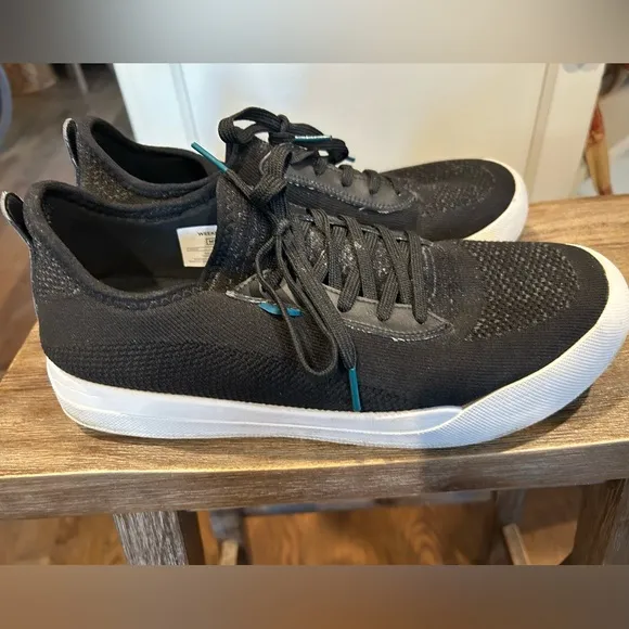 Great Condition Vessi Men's Weekend Court Sneakers Asohalt Black..Size:11
