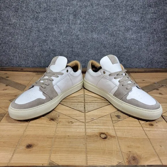 GREATS The Court Leather Sneaker Original Made in Italy Shoes- White Size 13