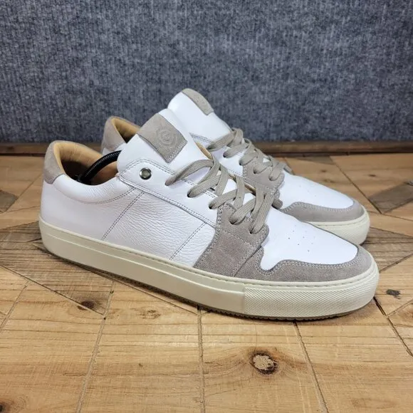 GREATS The Court Leather Sneaker Original Made in Italy Shoes- White Size 13
