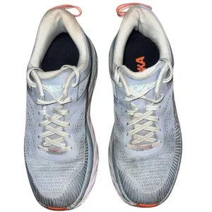 {GUC Hoka One One Bondi 7 Blue Fog Athletic Running Shoes Womens Size 9.5}