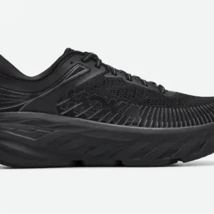 Hoka Bondi 7 Men's Size 9.5 Walking/Running Shoes Black 1110518 •New In Box •