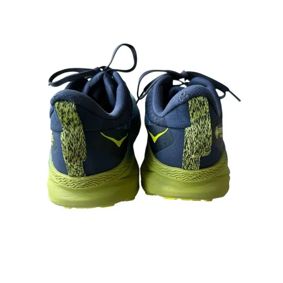 HOKA CHALLENGER ATR 7 GTX MEN Blue and Yellow Athletic Shoes size 11D