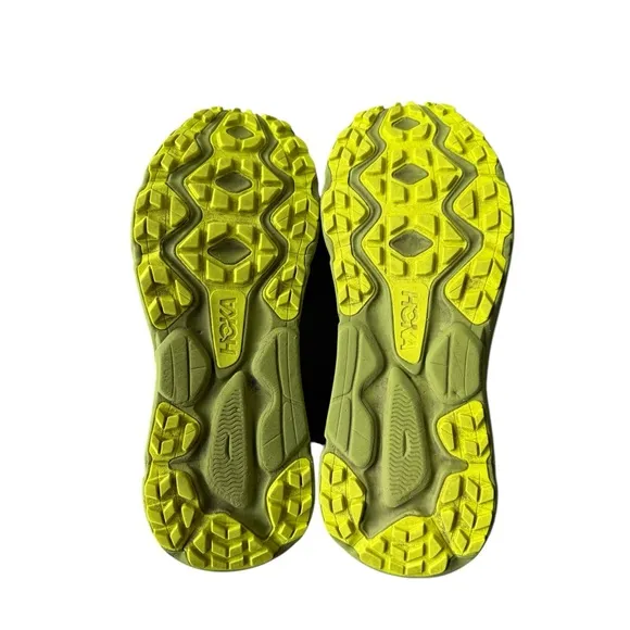 HOKA CHALLENGER ATR 7 GTX MEN Blue and Yellow Athletic Shoes size 11D