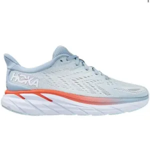 Hoka Clifton 8 Women's Running Shoes Blue Fog Size 10.5 Lightweight Sneakers Gym