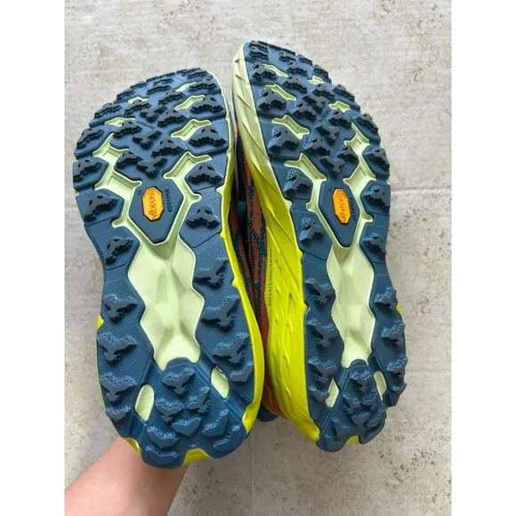 Hoka One Mens Speedgoat 5 Blue Coral Evening Trail Shoes