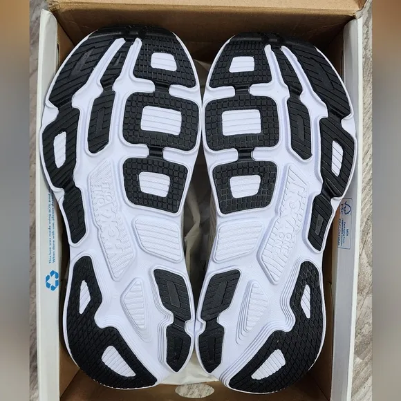 Hoka One One Bondi 7 1110518-NCRY Men's US 9 Shoes Gray Nimbus Cloud Sneakers