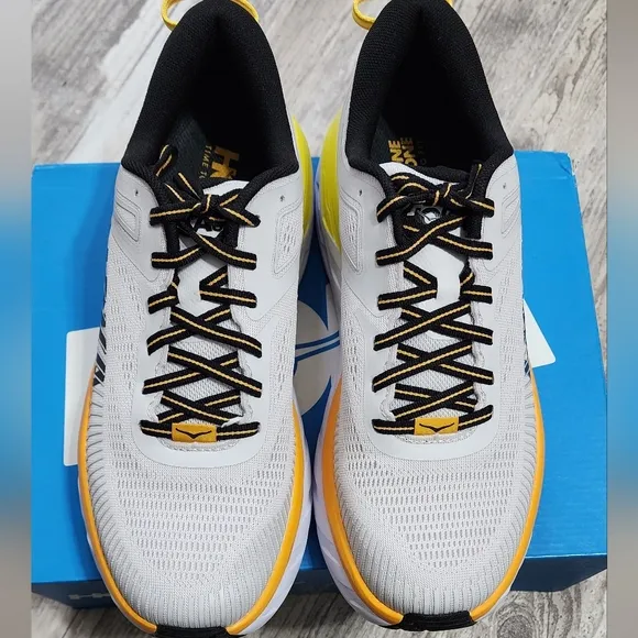 Hoka One One Bondi 7 1110518-NCRY Men's US 9 Shoes Gray Nimbus Cloud Sneakers