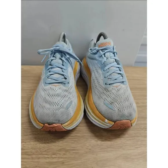 Hoka One One Bondi 8 “Summer Song” Women's Running Shoes Size 8.5 B Wide