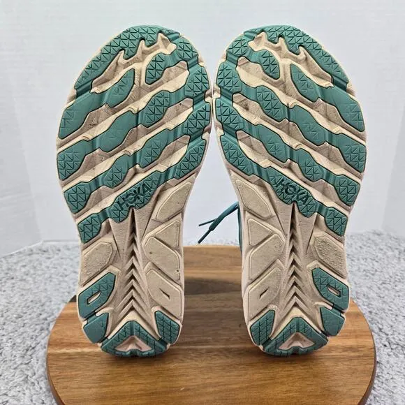 Hoka One One Clifton 8 Aquarella Eggshell Blue Gym Running Shoes Womens 9.5 B