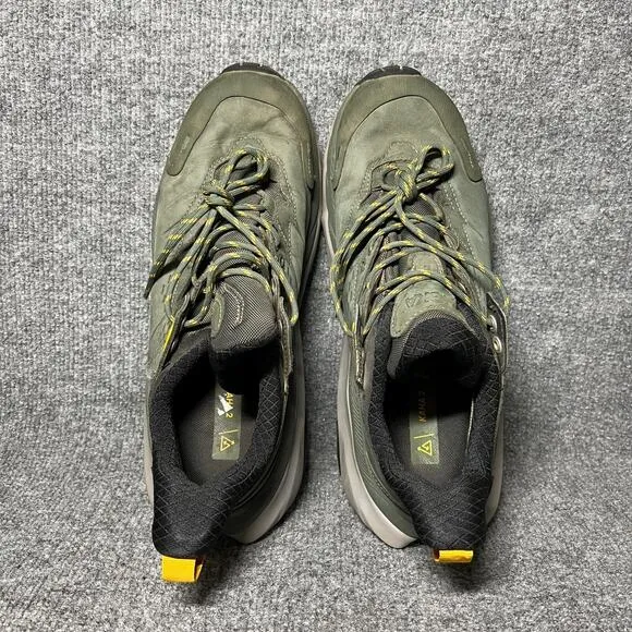 Hoka One One Kaha 2 Low GTX 1123190 TRYL Sneaker Men 9D Green Trail Hiking Shoes