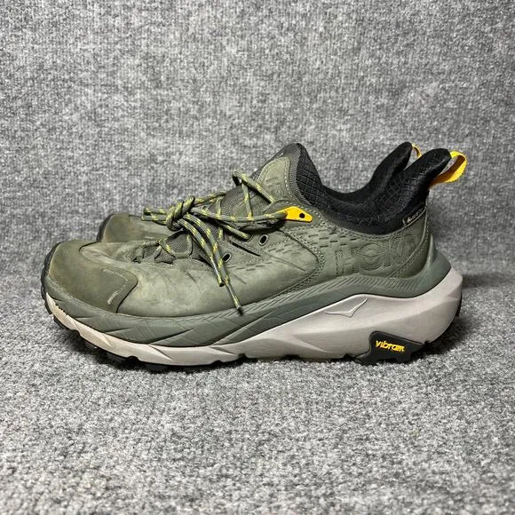Hoka One One Kaha 2 Low GTX 1123190 TRYL Sneaker Men 9D Green Trail Hiking Shoes