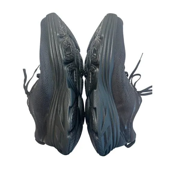 HOKA One One M Bondi 8 Triple Black Men's Size 12D Running Sneaker ShoesEUC