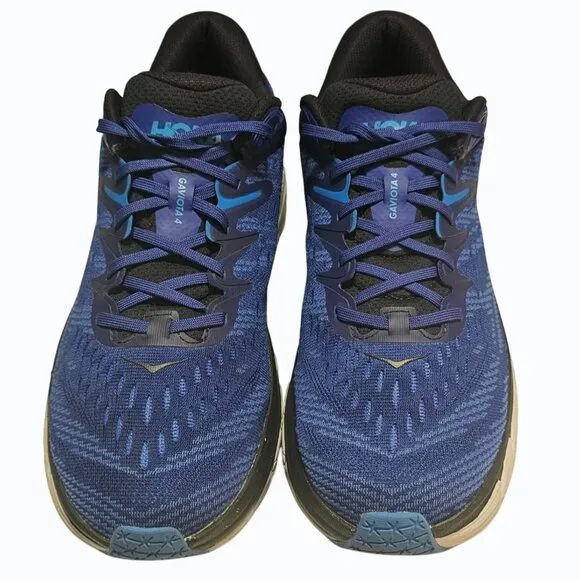 Hoka One One Mens Gaviota 4 Blue Graphite Shoes Sneaker 1123198 BBGP Size 11.5 D