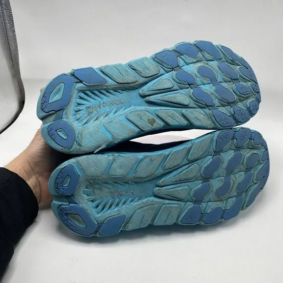Hoka One One Rincon 3 Men Size 9.5 Blue Athletic Running Shoes 3796 Road Trail