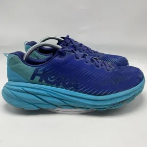 Hoka One One Rincon 3 Men Size 9.5 Blue Athletic Running Shoes 3796 Road Trail