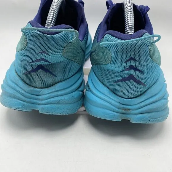 Hoka One One Rincon 3 Men Size 9.5 Blue Athletic Running Shoes 3796 Road Trail