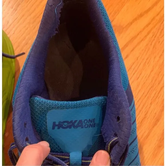 Hoka One One Road Arahi 3 Trail Running Gym Shoes Sneakers Blue men’s 10.5 11 D