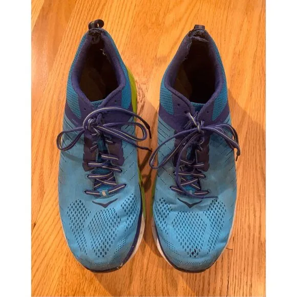 Hoka One One Road Arahi 3 Trail Running Gym Shoes Sneakers Blue men’s 10.5 11 D
