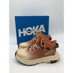 Hoka One One Trail Code GTX Womens Size 6.5 B Hiking Shoes Sun Baked Shortbread