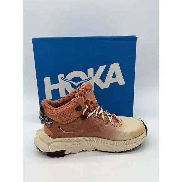 Hoka One One Trail Code GTX Womens Size 6.5 B Hiking Shoes Sun Baked Shortbread