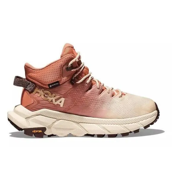 Hoka One One Trail Code GTX Womens Size 6.5 B Hiking Shoes Sun Baked Shortbread