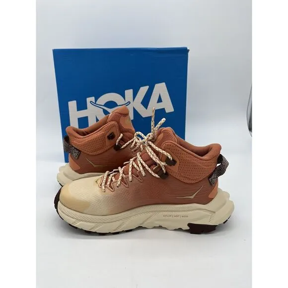 Hoka One One Trail Code GTX Womens Size 6.5 B Hiking Shoes Sun Baked Shortbread