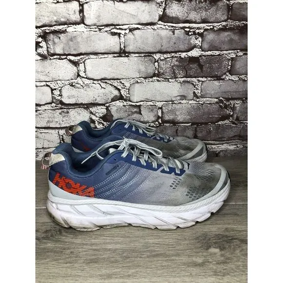 Hoka One One Clifton 6 Plein Air Moonlight Blue Synthetic Running Shoes Women 11