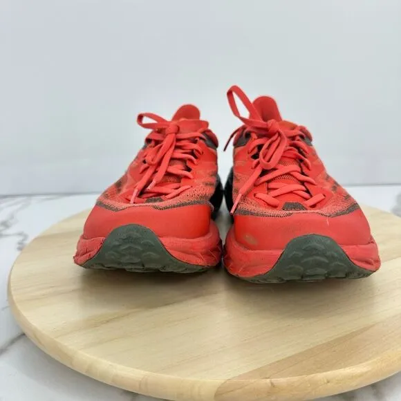 Hoka Speedgoat 5 GTX Gore-Tex Men Trail Running Shoes Red US 8.5D Wide Outdoor
