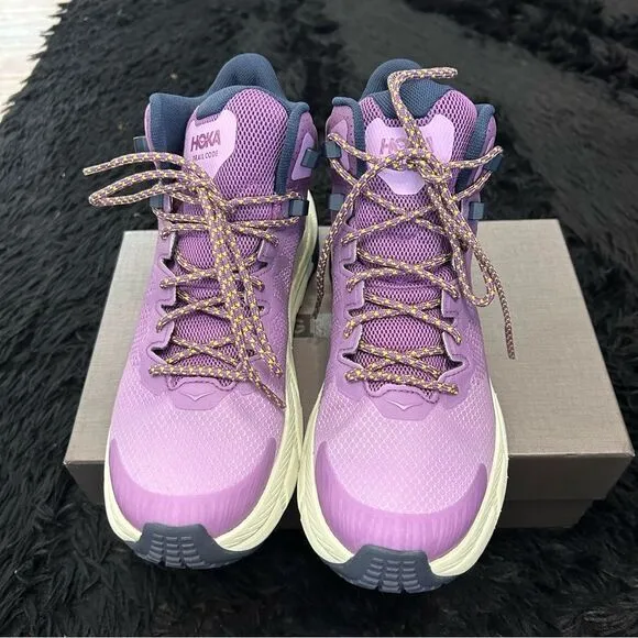 HOKA One One Trail Code GTX purple goretex lace up shoes sneakers women’s 7.5