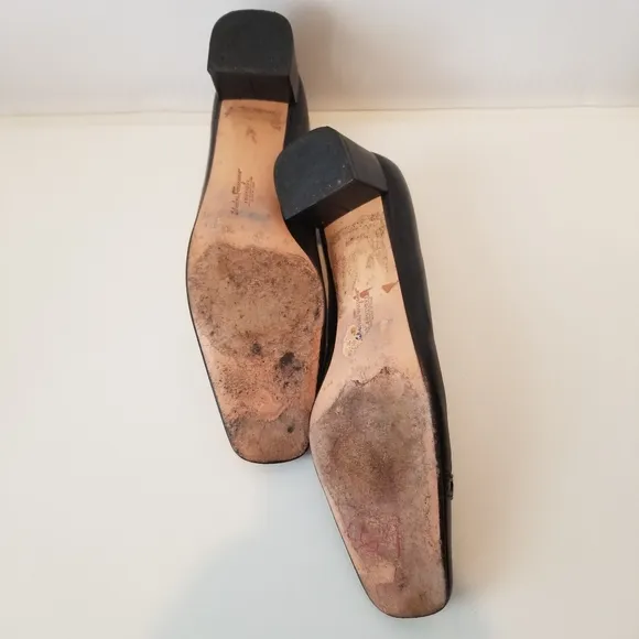 Host Pick Salvatore Ferragamo Black Court Shoes