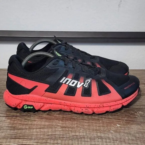 Inov-8 Trailfly G-270 Men's Trail Running Shoes Size 10 Black/Red