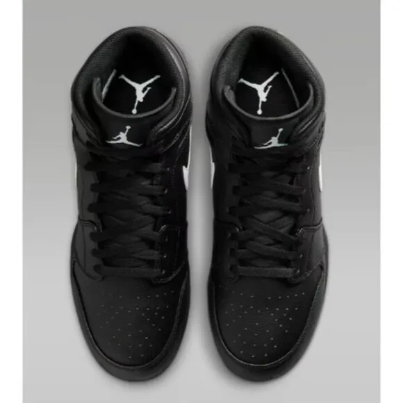 JORDAN 1 MID TD FOOTBALL MEN'S SIZE 10 BLACK NEW