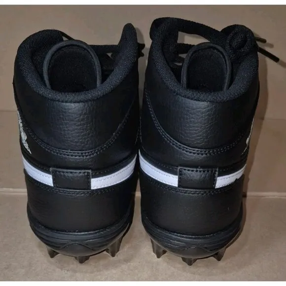 JORDAN 1 MID TD FOOTBALL MEN'S SIZE 10 BLACK NEW