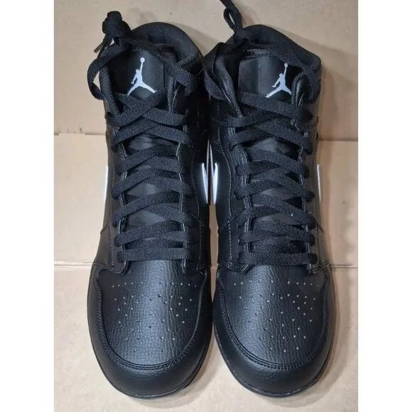 JORDAN 1 MID TD FOOTBALL MEN'S SIZE 10 BLACK NEW