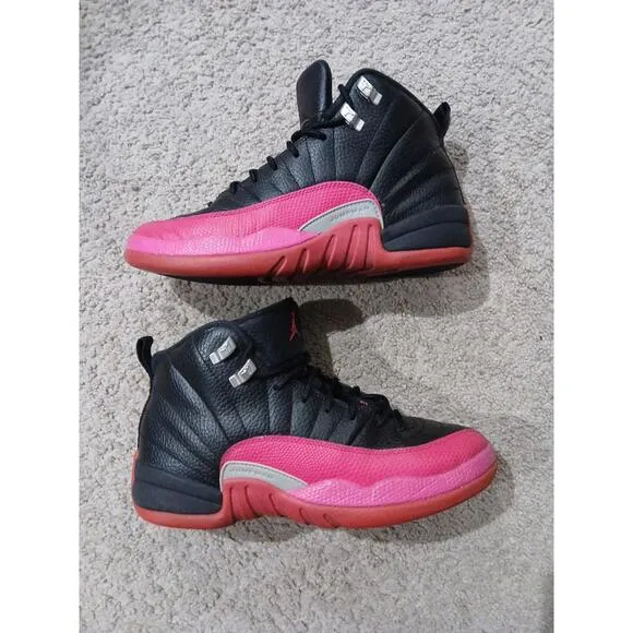 Jordan 12 Retro Size 6.5y GS &quot;Deadly Pink&quot; 510815-026