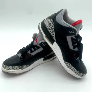 Jordan 3 Retro OG Mid Black Cement Mens Size 10.5 EUC