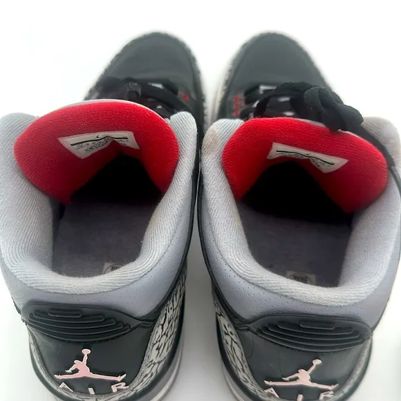 Jordan 3 Retro OG Mid Black Cement Mens Size 10.5 EUC
