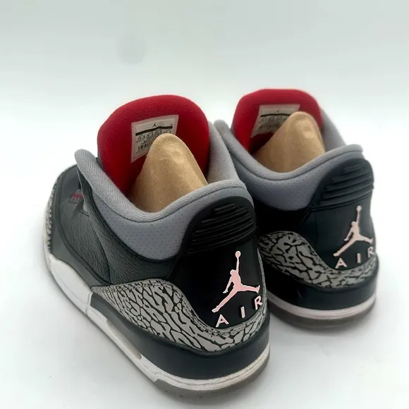 Jordan 3 Retro OG Mid Black Cement Mens Size 10.5 EUC
