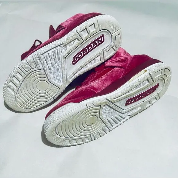 Jordan Air Spizike Girls tennis shoes “Velvet Noble Red” Size 4Y