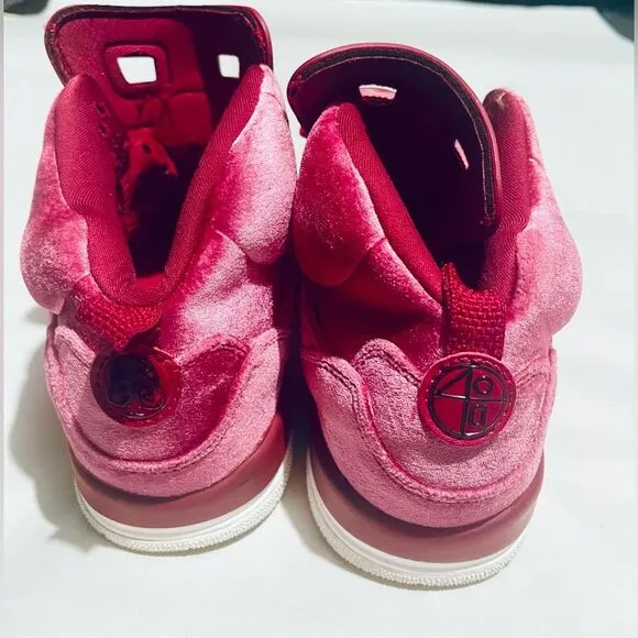 Jordan Air Spizike Girls tennis shoes “Velvet Noble Red” Size 4Y