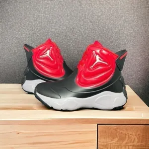 Jordan Drip 23 Toddler Rain Boots (NEW, 2Y, Black/Gym Red/Cement Grey)