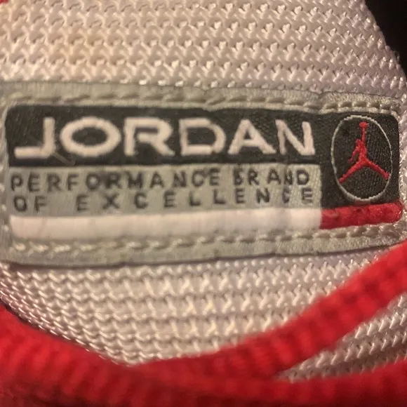 Jordan Jumpman Team 2 Gym Men's Red White Leather Athletic Shoes Size 8