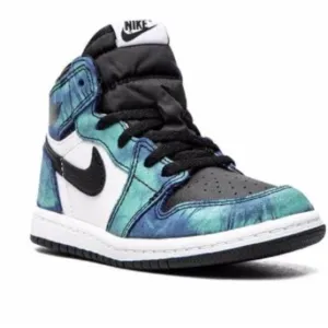 Jordan Kids Air Jordan 1 High OG &quot;Tie-Dye&quot; sneakers Toddler 6 like NEW condition