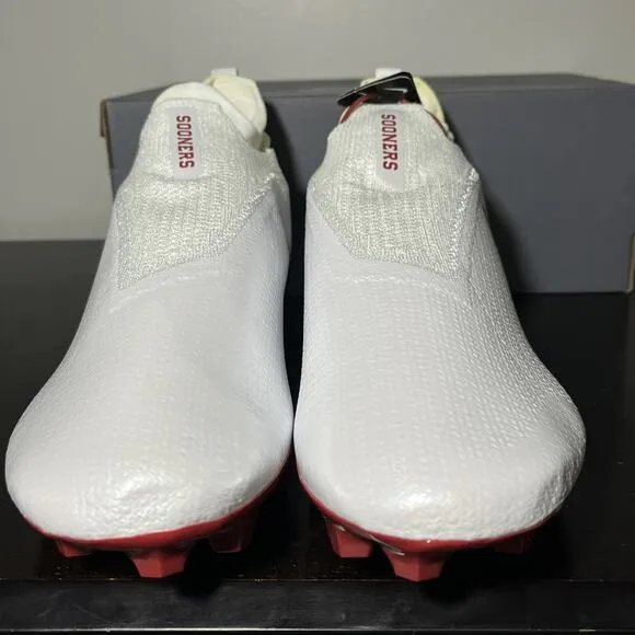 Jordan Oklahoma Sooners Football Cleats Mens 13 Vapor Edge Elite 360 White Rare