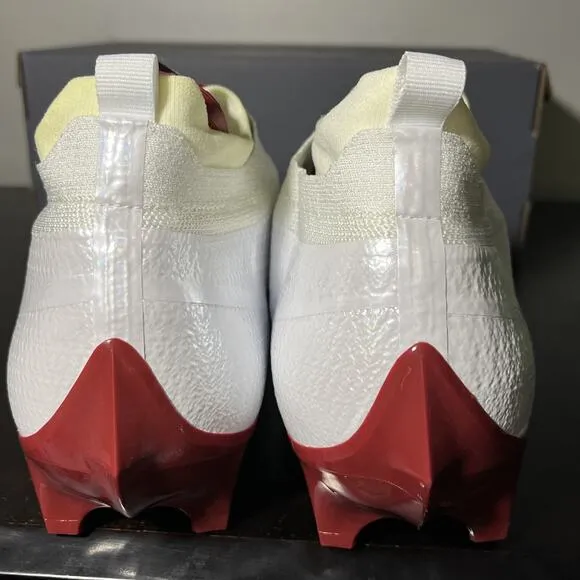 Jordan Oklahoma Sooners Football Cleats Mens 13 Vapor Edge Elite 360 White Rare