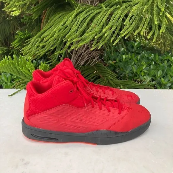 Jordan New School Gym Red Infrared 23 Black Mid Shoes Mens Size: 17