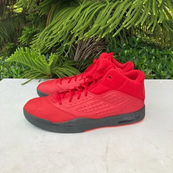 Jordan New School Gym Red Infrared 23 Black Mid Shoes Mens Size: 17